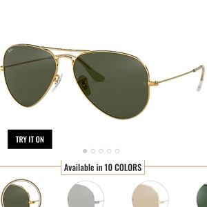 Ray-Ban Aviator Classic in Gold and Black (w/case)